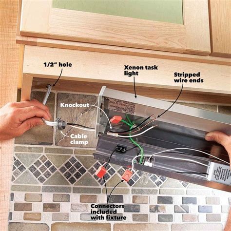 3 4 deep electrical box for under cabinet lighting|under cabinet lighting wiring diagram.